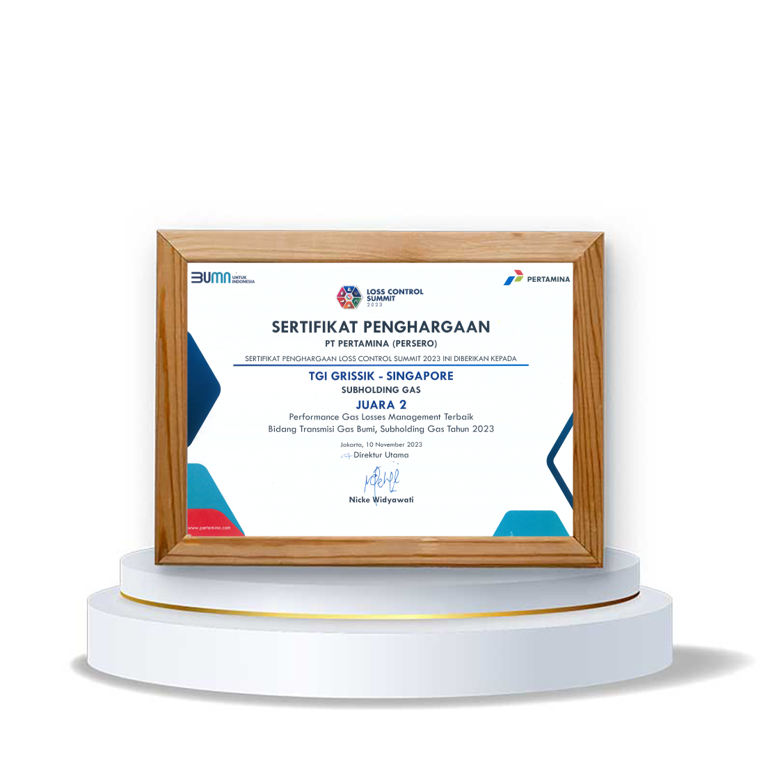 Loss Control Summit 2023 Award