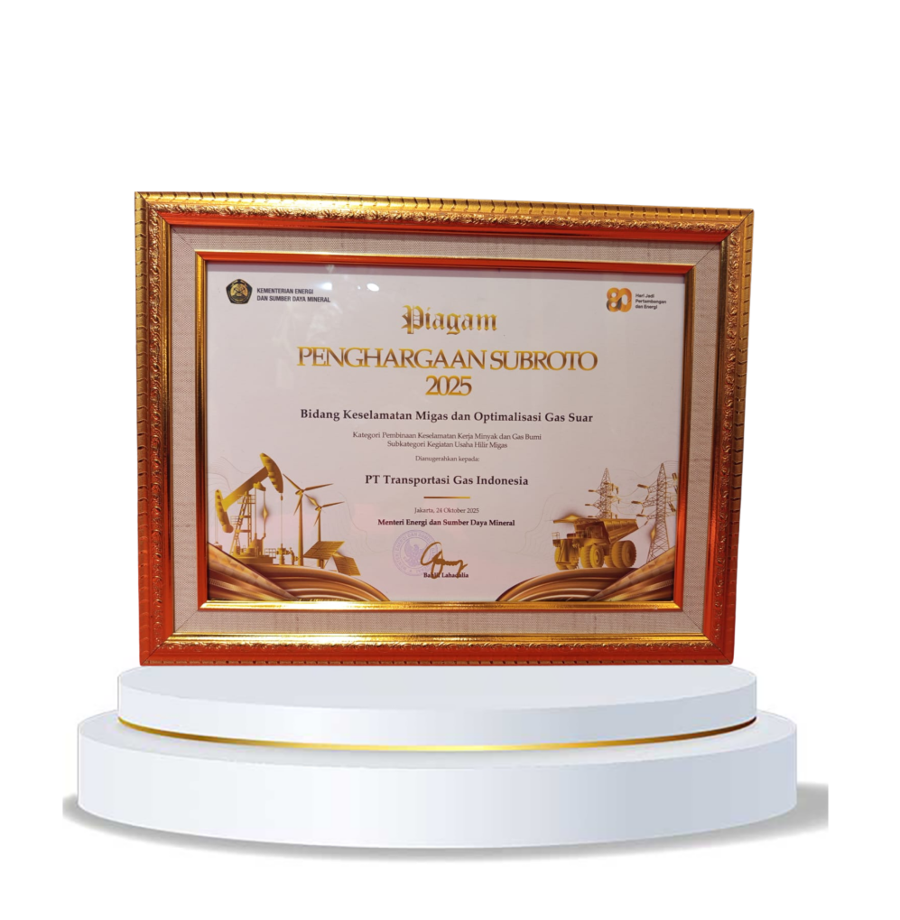 Subroto Award 2025 for Oil and Gas Occupational Safety Development in the Downstream Oil and Gas Business Subcategory