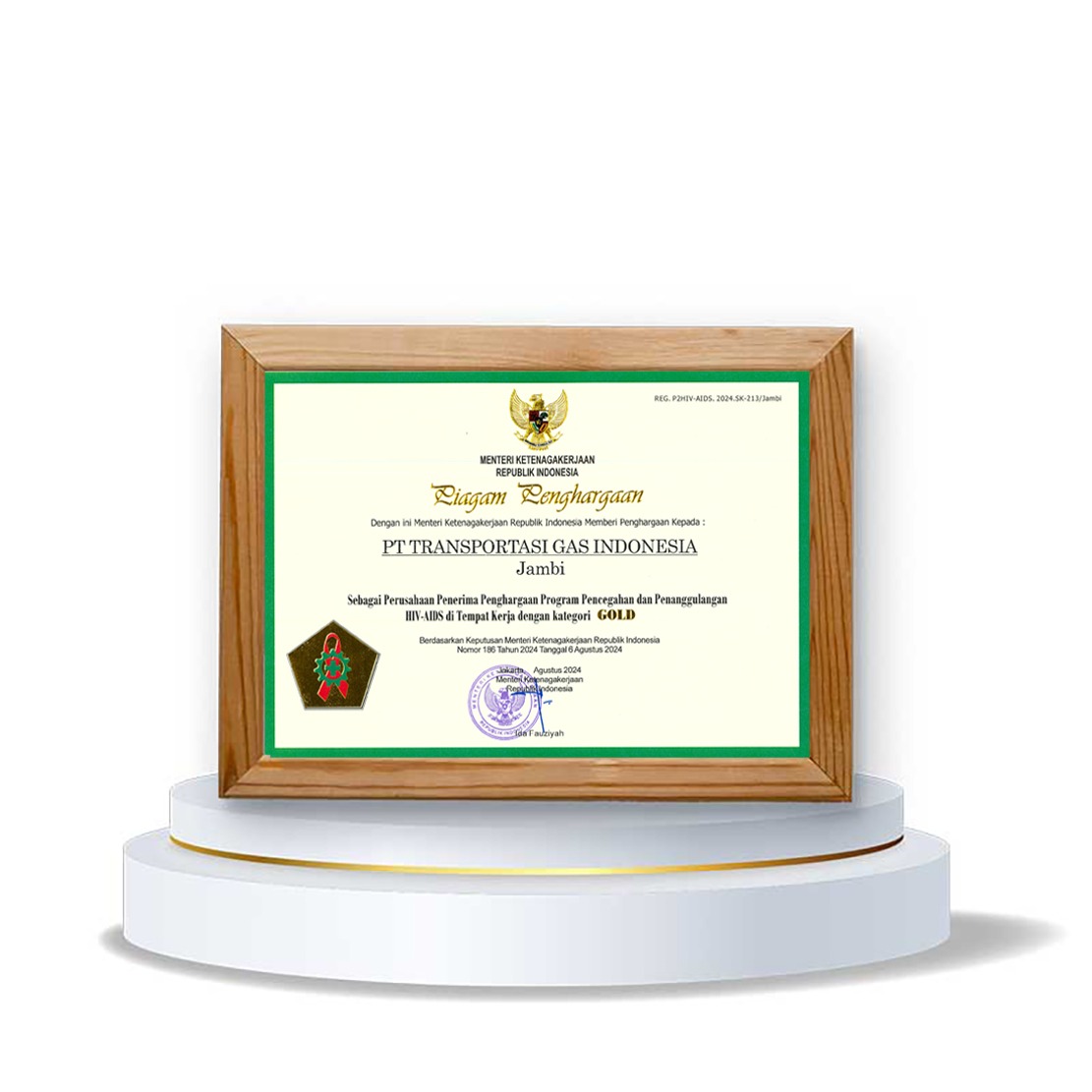 HIV/AIDS Prevention and Control Programme Award, RO1 and GTM Jambi