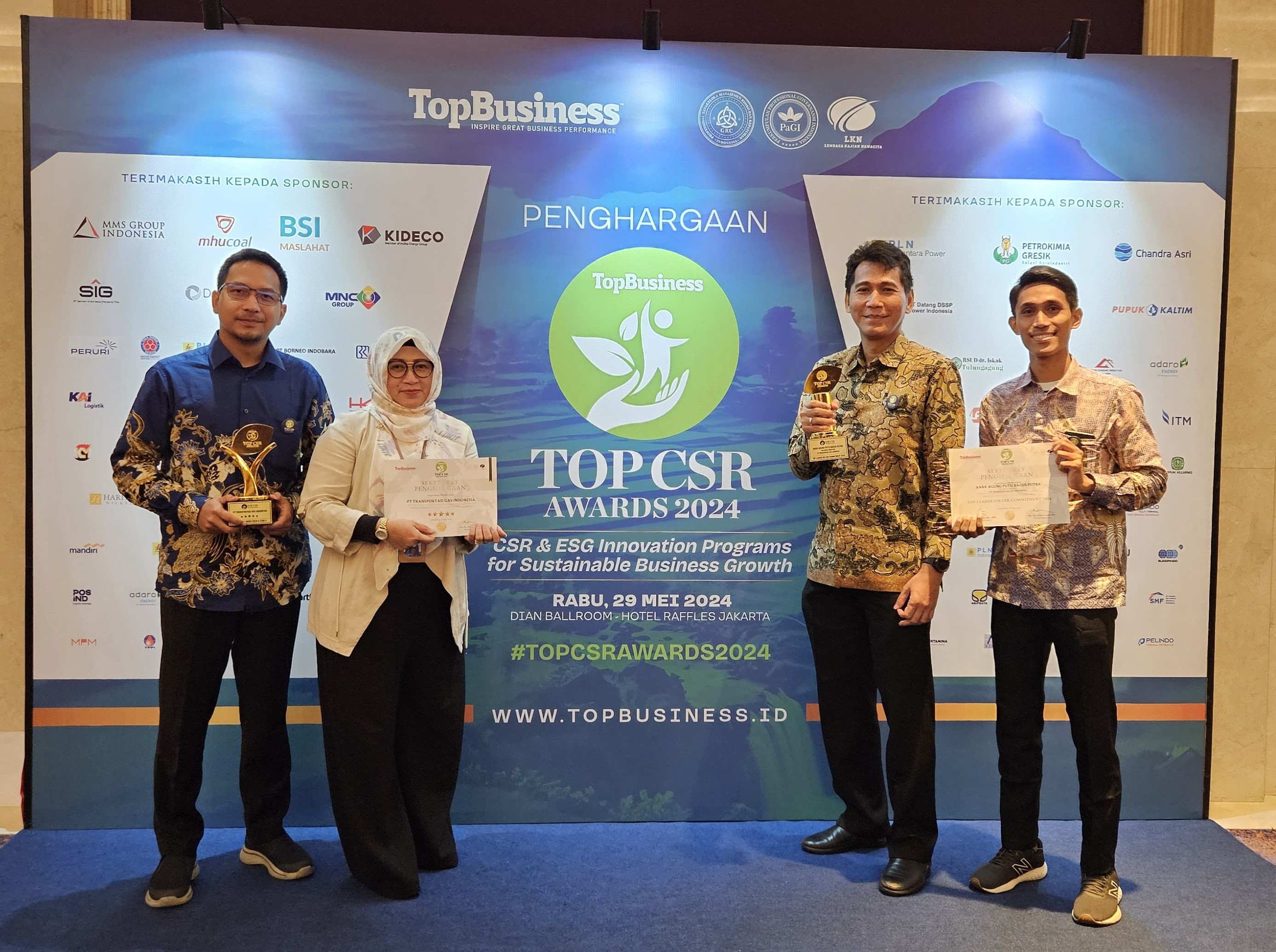 TGI Wins the 5-Star TOP CSR Award 2024 and TOP Leader on CSR Commitment
