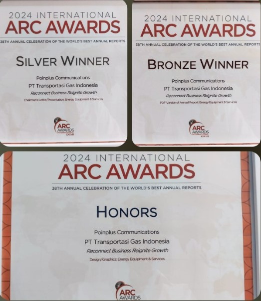 ARC Awards International XXXVIII: TGI Wins 3 Awards