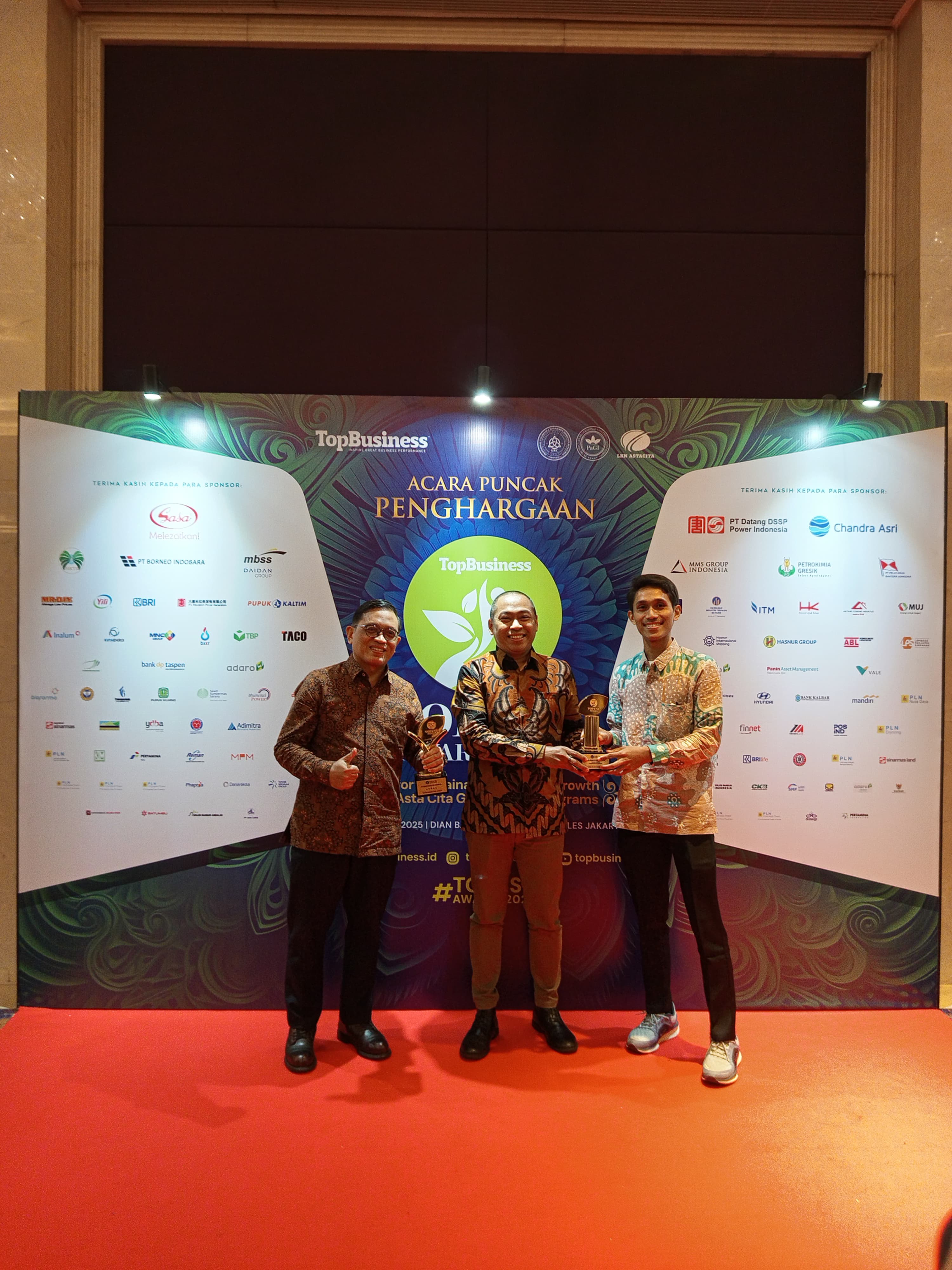 PT Transportasi Gas Indonesia Secures Top CSR Awards 2025 #STAR 5 for the Second Year in a Row