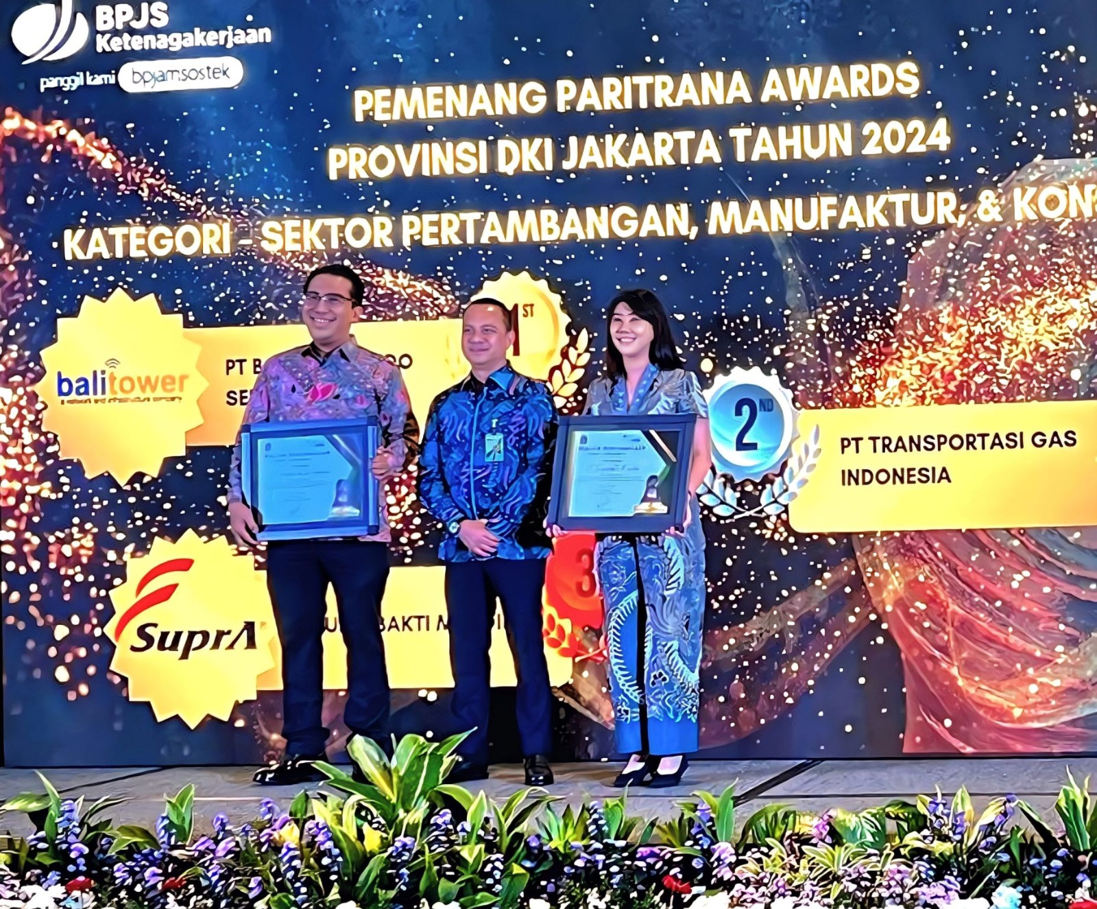 TGI Awarded 2nd Place in DKI Jakarta 2024 Paritrana Award