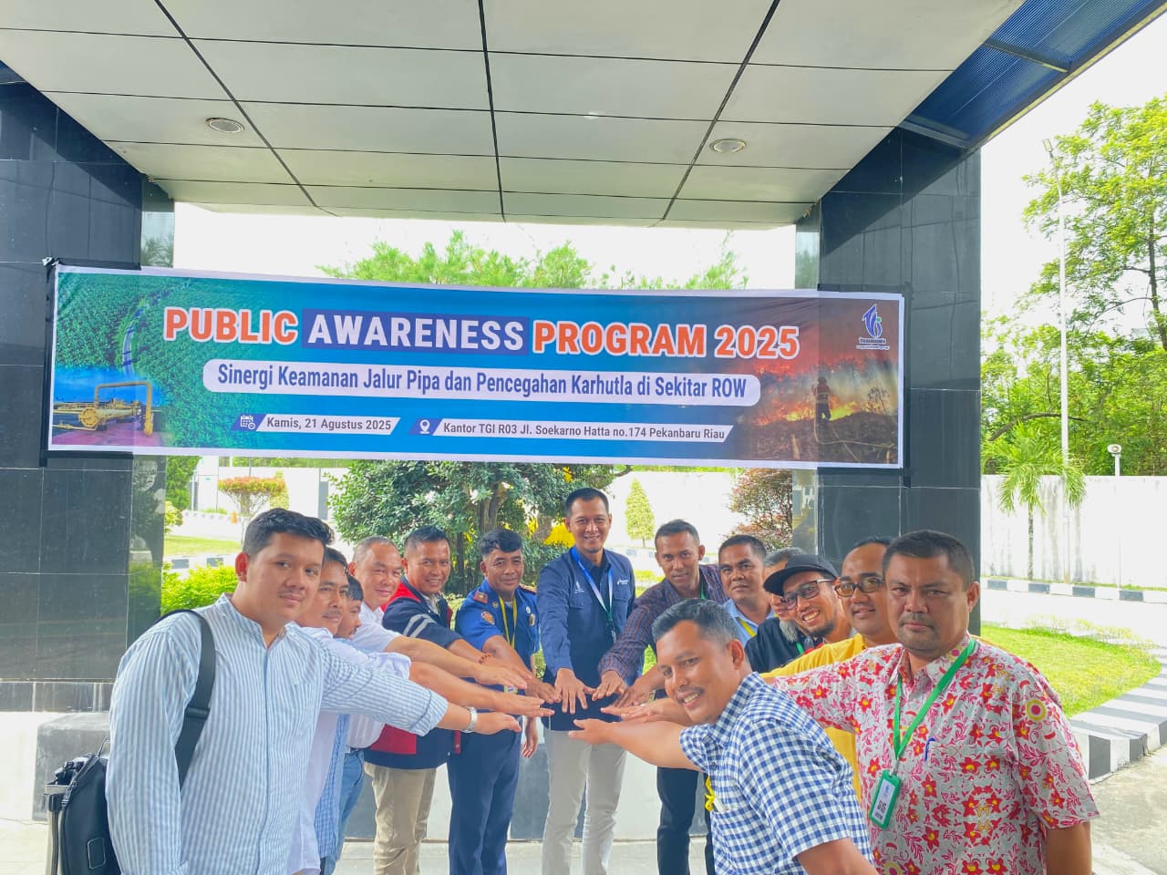 TGI Strengthens Collaboration to Safeguard Pipeline and Prevent Forest Fires in Pekanbaru